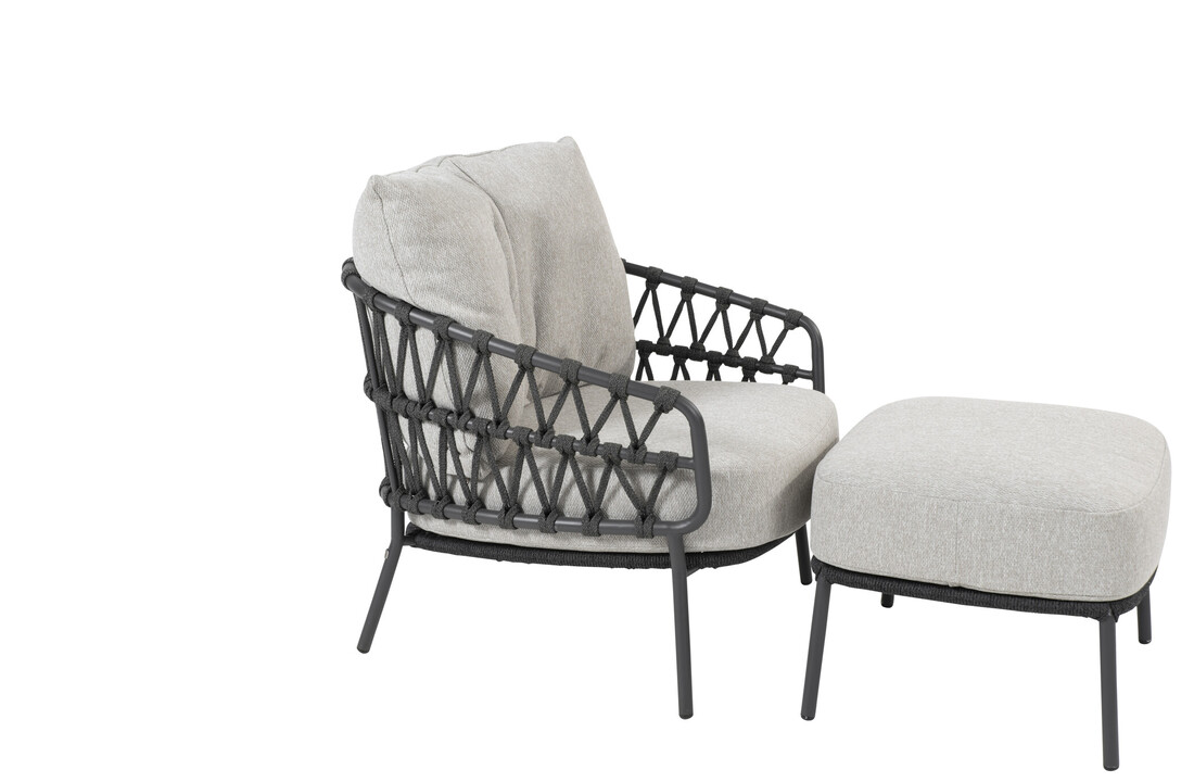 4 Seasons Outdoor Calpi loungeset incl footstool
