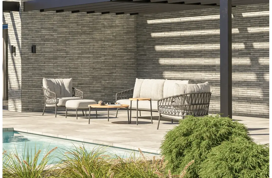4 Seasons Outdoor Calpi loungeset incl footstool