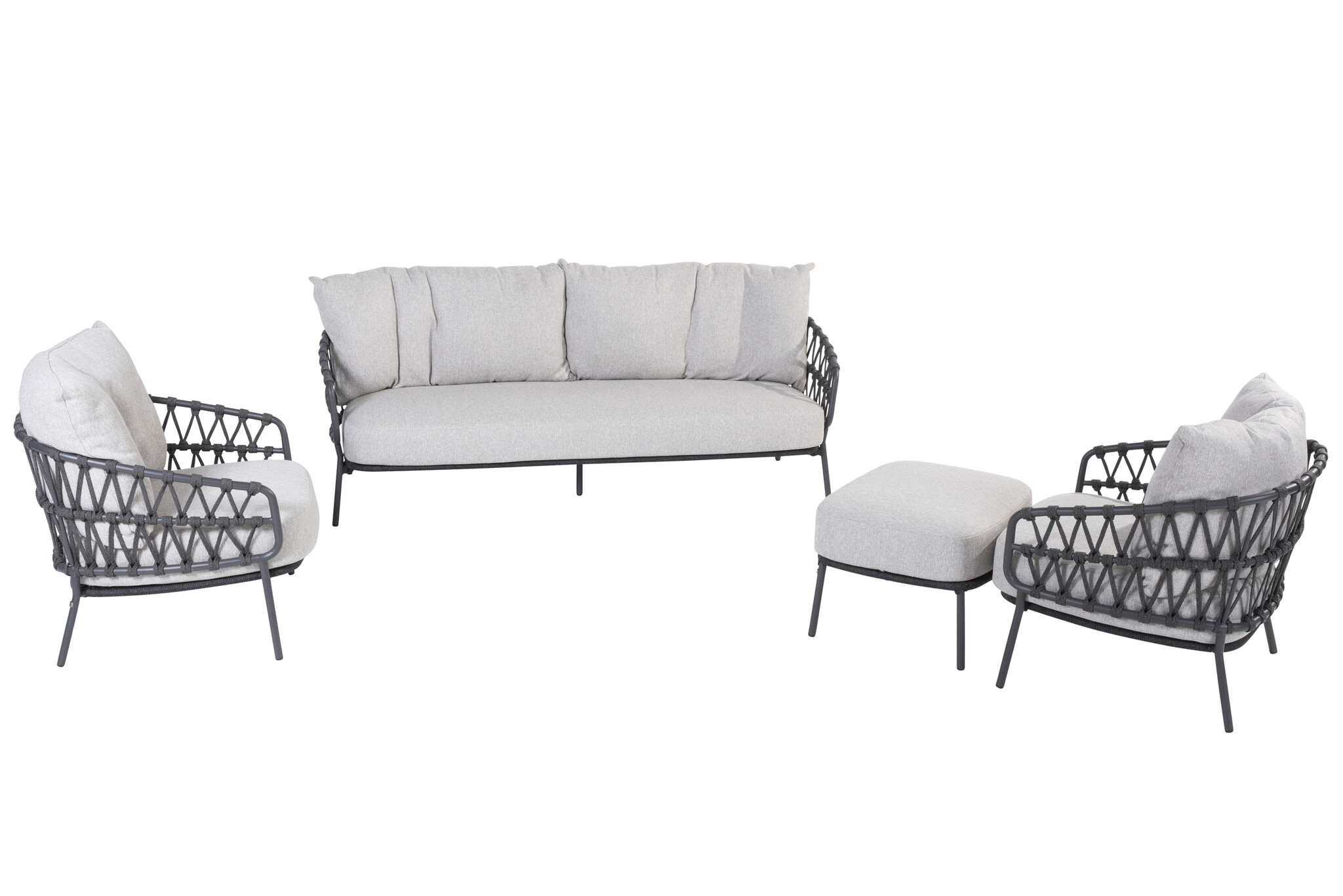 4 Seasons Outdoor Calpi loungeset incl footstool