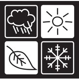 Cricket garden table Frost Grey