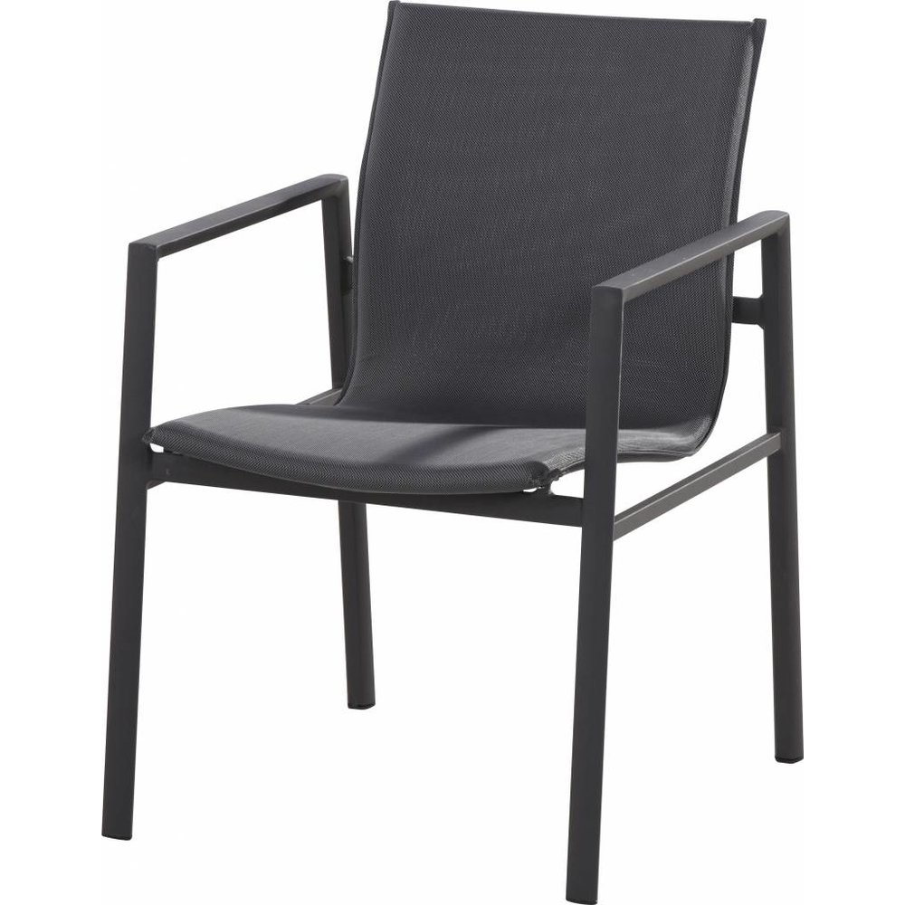 Albion Stacking Armchair in anthracite Springbed mattress outdoor