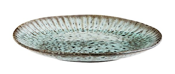 Madam Stoltz-collectie Ontbijtbord groen/blauw 21,5 cm