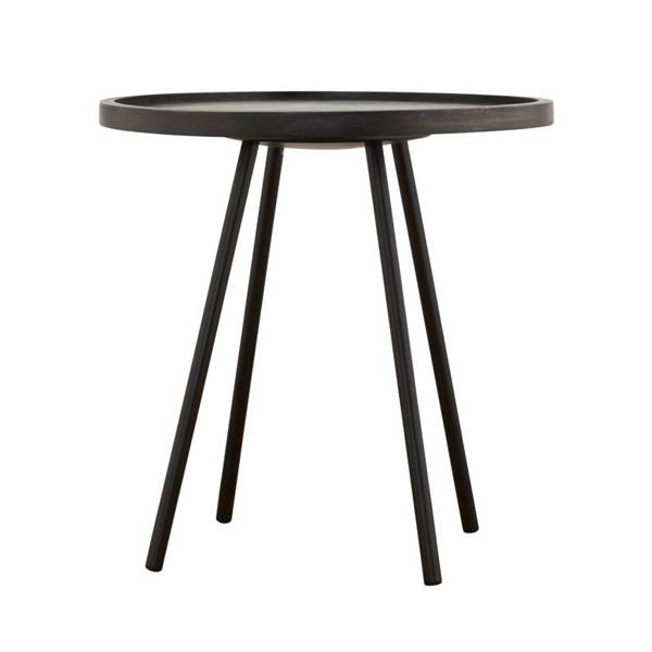 House Doctor-collectie Bijzettafel JUCO zwart middel