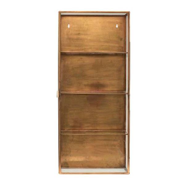 House Doctor-collectie Vitrinekast messing