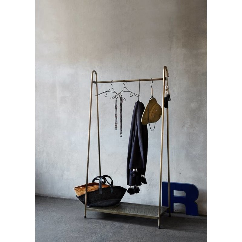 Madam Stoltz-collectie Coatrack brass