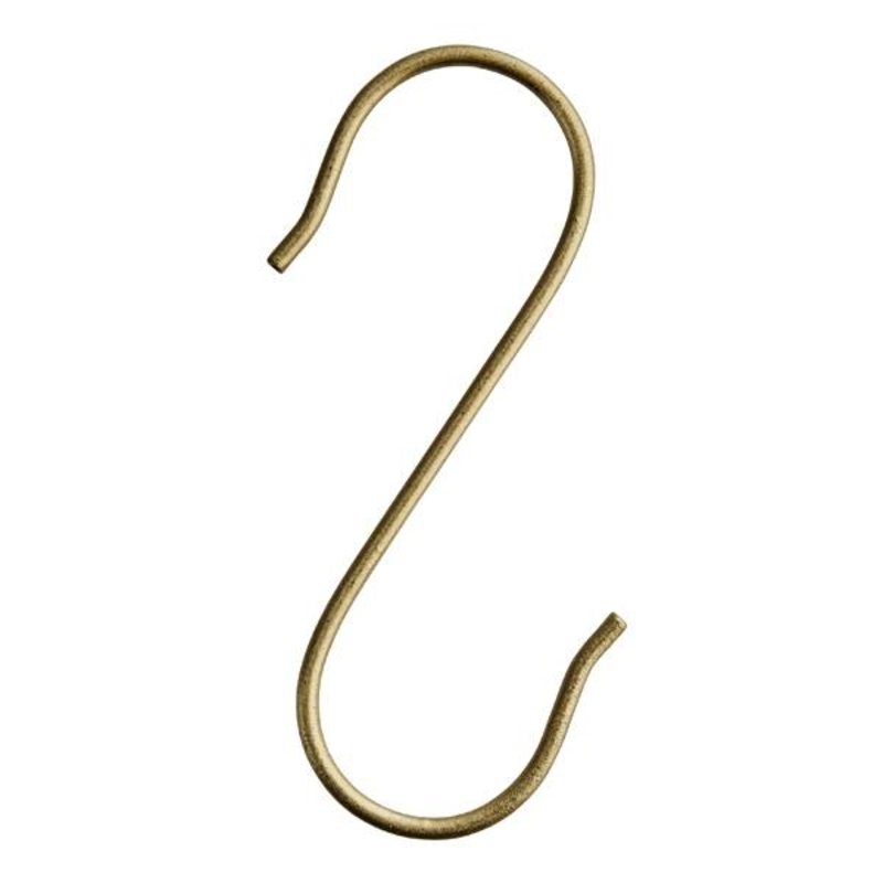 Madam Stoltz-collectie S-hook brass large - set 10 pcs