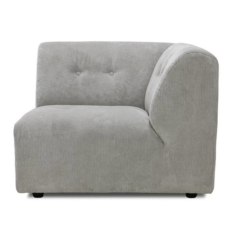 HKLIVING-collectie vint couch: element C, corduroy rib, crème