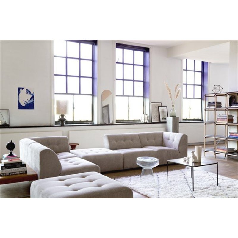 HKLIVING-collectie vint couch: element C, corduroy rib, crème