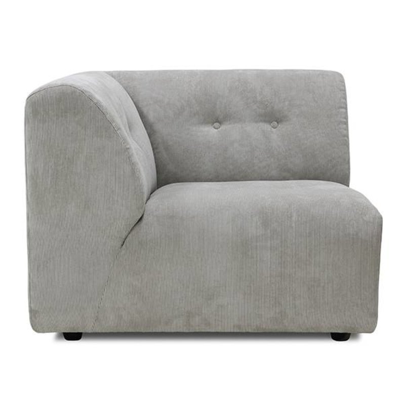 HKliving-collectie vint couch: element A, corduroy rib, crème