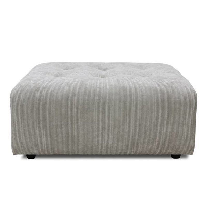 HKLIVING-collectie Hocker Vint bank corduroy rib creme