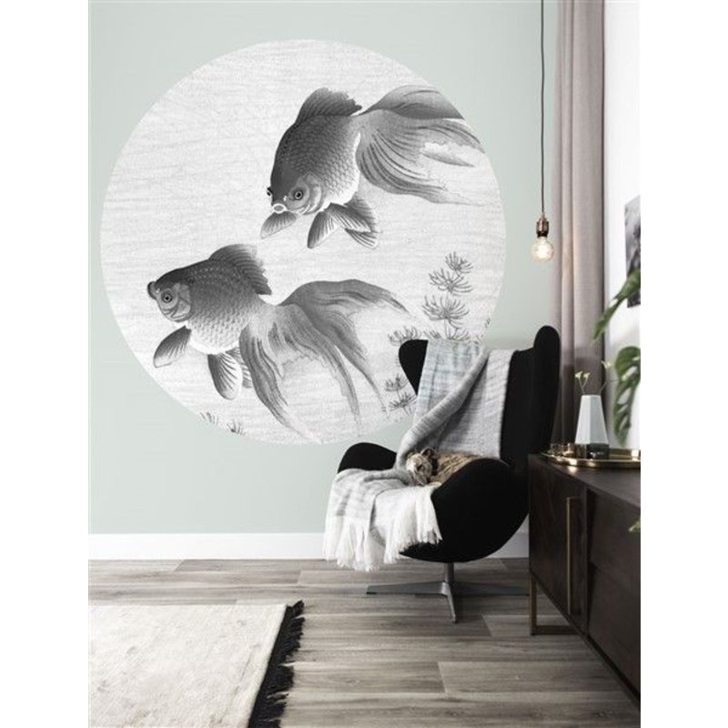 KEK Amsterdam-collectie Wallpaper Circle Goldfish