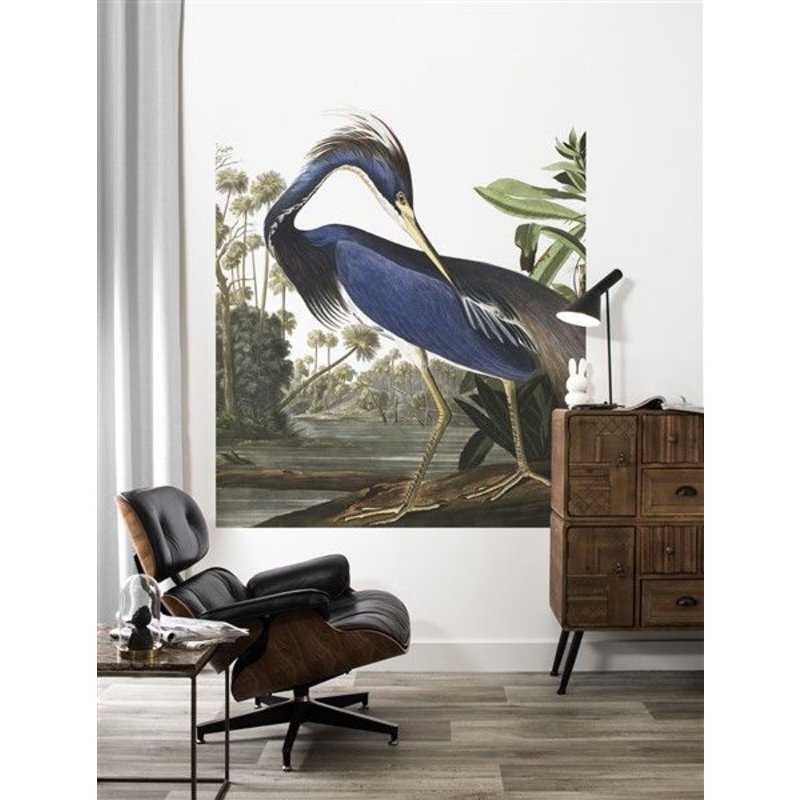 KEK Amsterdam-collectie Wallpaper Panel Louisiana Heron