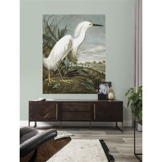 KEK Amsterdam Wallpaper Panel Snowy Heron