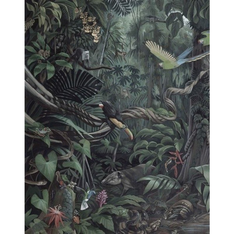 KEK Amsterdam-collectie Wallpaper Panel Tropical Landscape