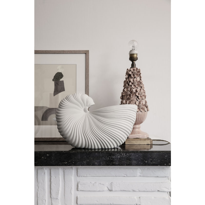 ferm LIVING-collectie Shell Pot - Off-White