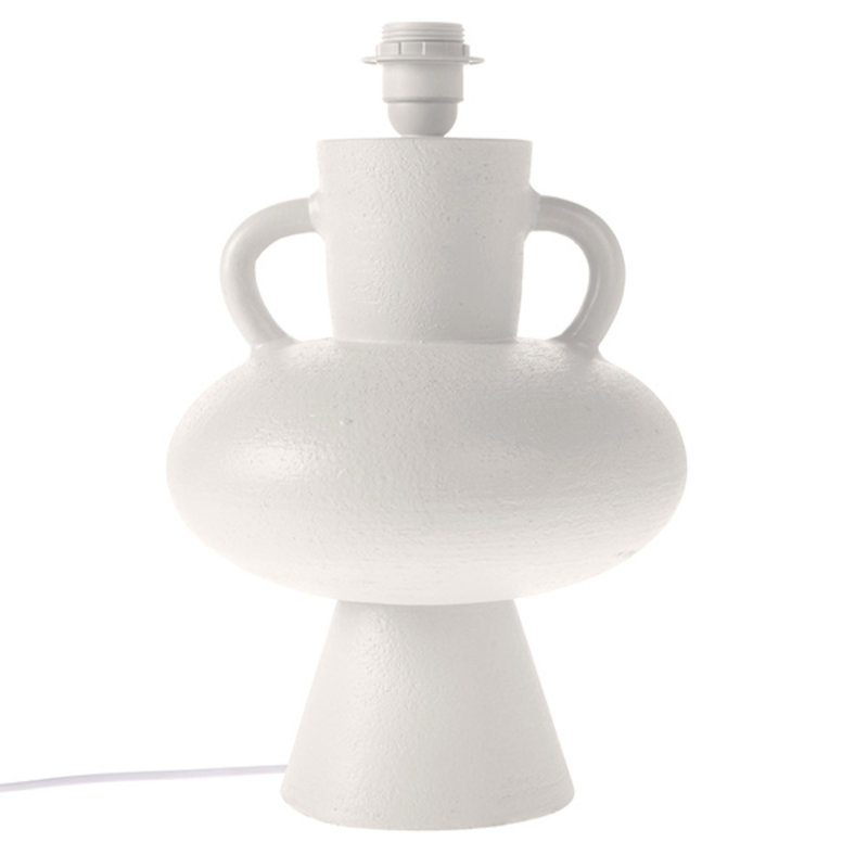HKliving-collectie stoneware lampbase white L