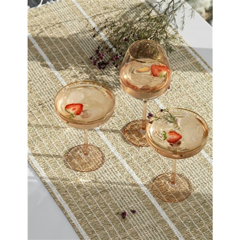 Nordal-collectie Goldie cocktail glass w. gold rim