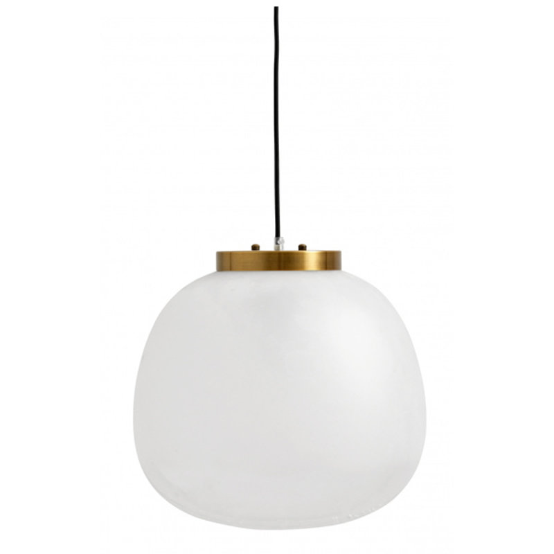 Nordal-collectie Pendant lamp, glass, L, color white