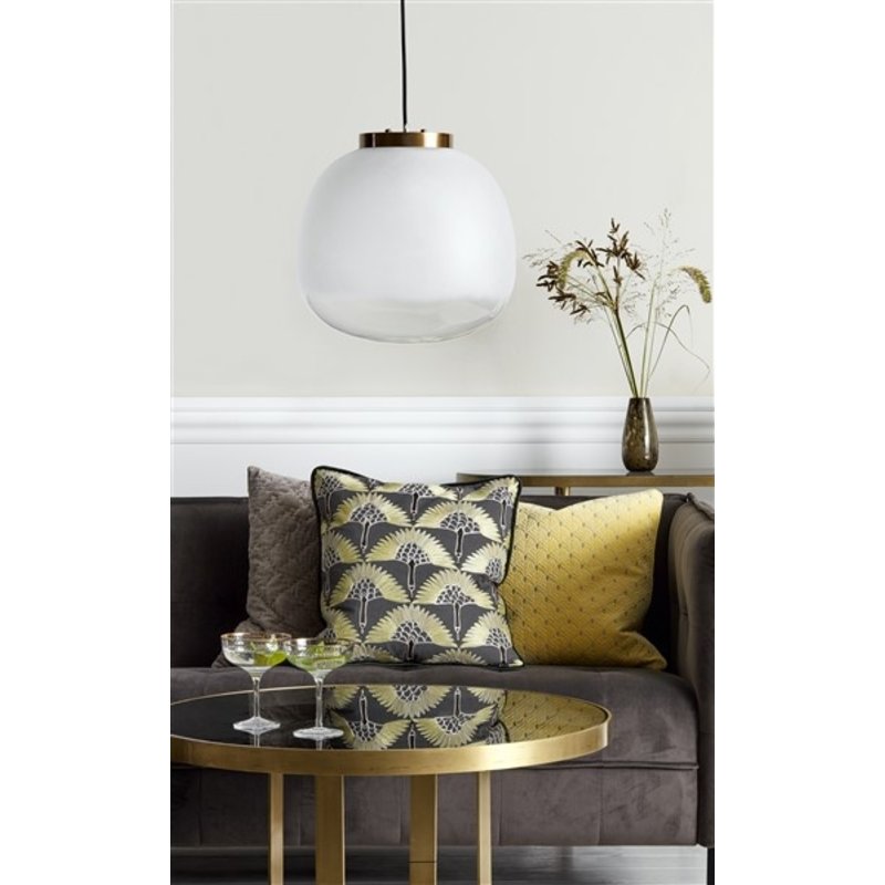 Nordal-collectie Pendant lamp, glass, L, color white