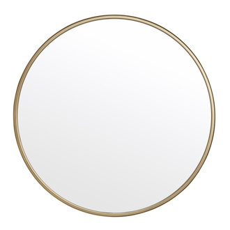 Nordal Round mirror, iron, gold Nordal Round mirror, iron, gold