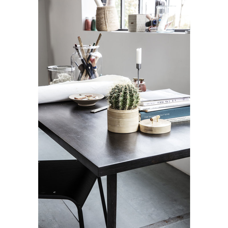House Doctor-collectie Dining table, Slated, Black