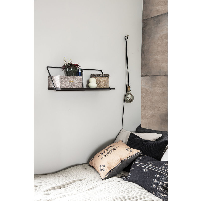 House Doctor-collectie Shelf, Wired, Black stain