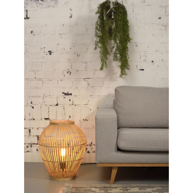 Good&Mojo-collectie Floor lamp Tuvalu bamboo natural, S