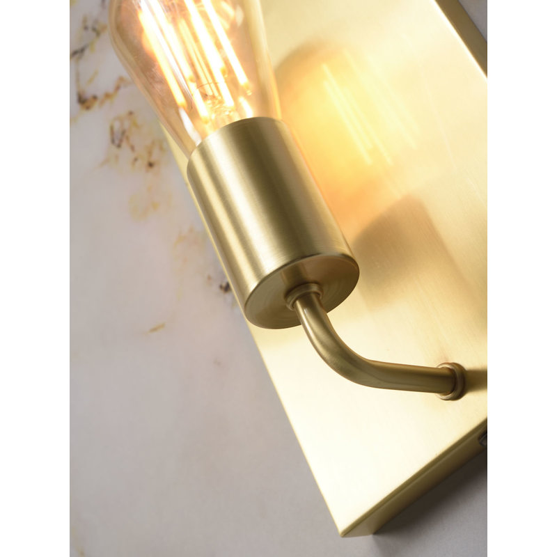 it's about RoMi-collectie Wall lamp iron Madrid gold, L
