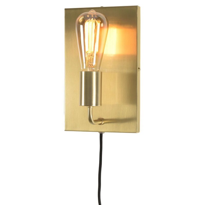 it's about RoMi-collectie Wall lamp iron Madrid gold, L
