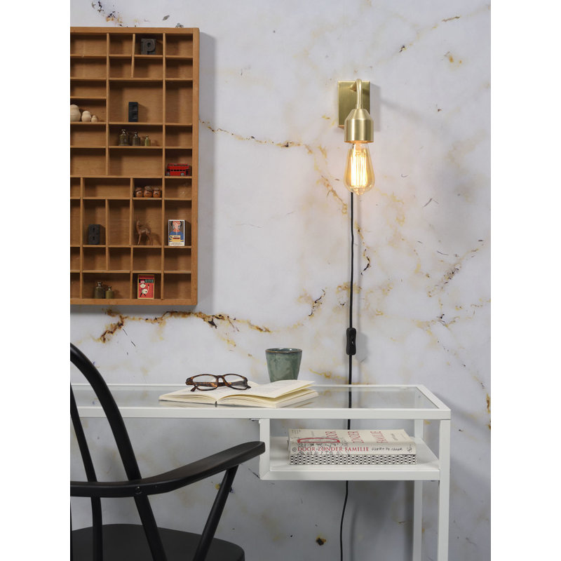 it's about RoMi-collectie Wandlamp goud Madrid  S