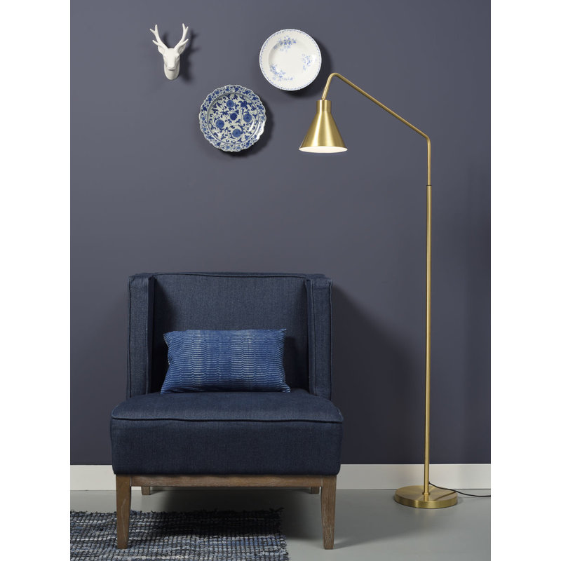 it's about RoMi-collectie Vloerlamp ijzer Lyon goud