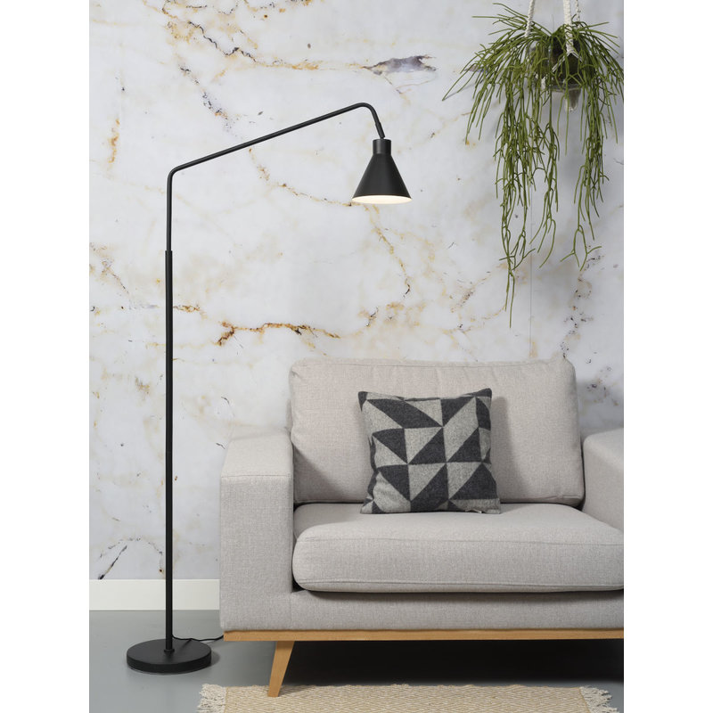 it's about RoMi-collectie Vloerlamp ijzer Lyon zwart