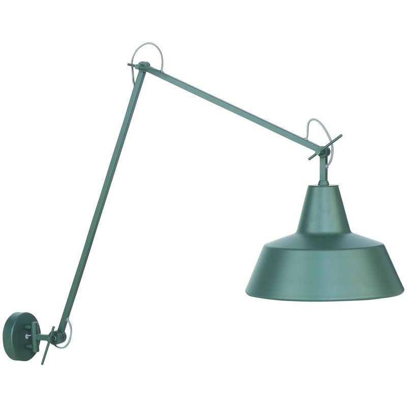 it's about RoMi-collectie Wall lamp iron Chicago, grey green