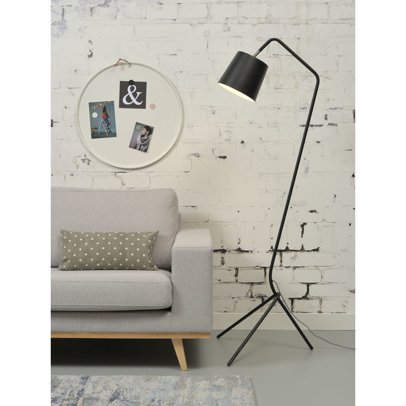 it's about RoMi-collectie Vloerlamp ijzer 3-poot Barcelona zwart