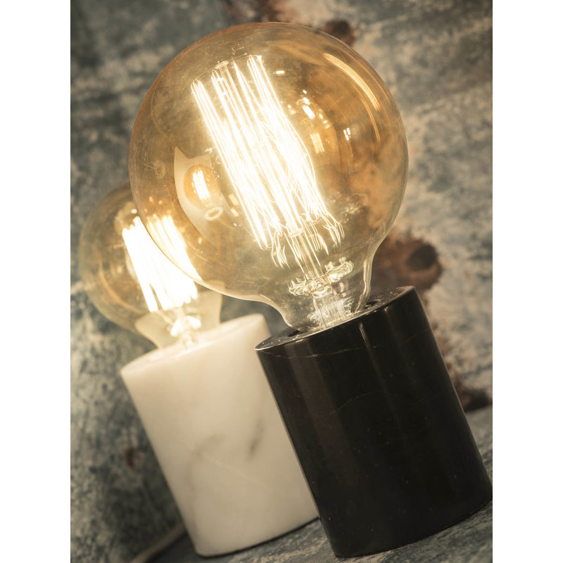 it's about RoMi-collectie Table lamp marble Athens, black