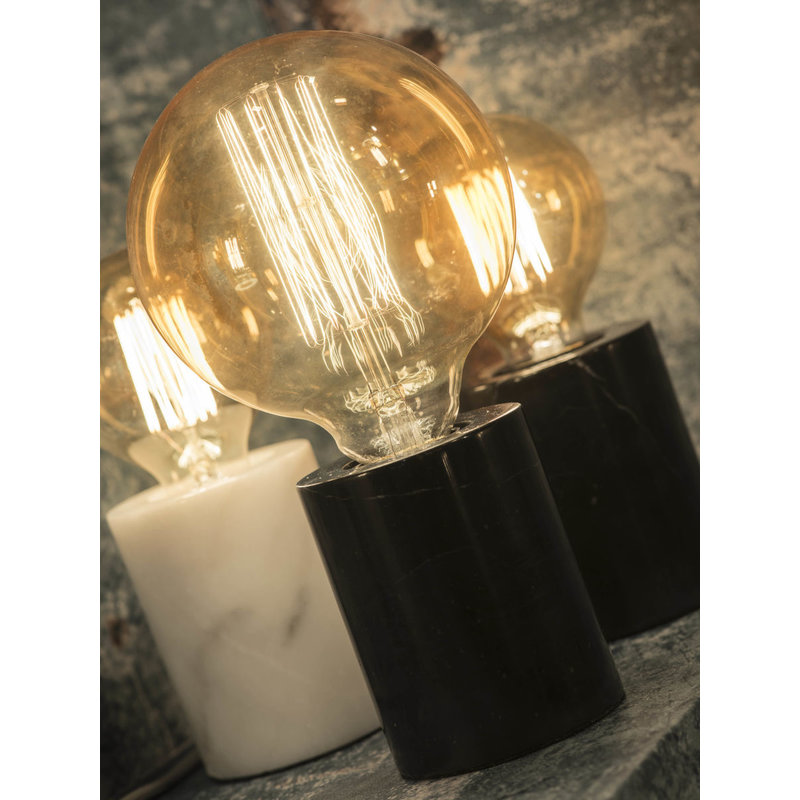 it's about RoMi-collectie Table lamp marble Athens, black