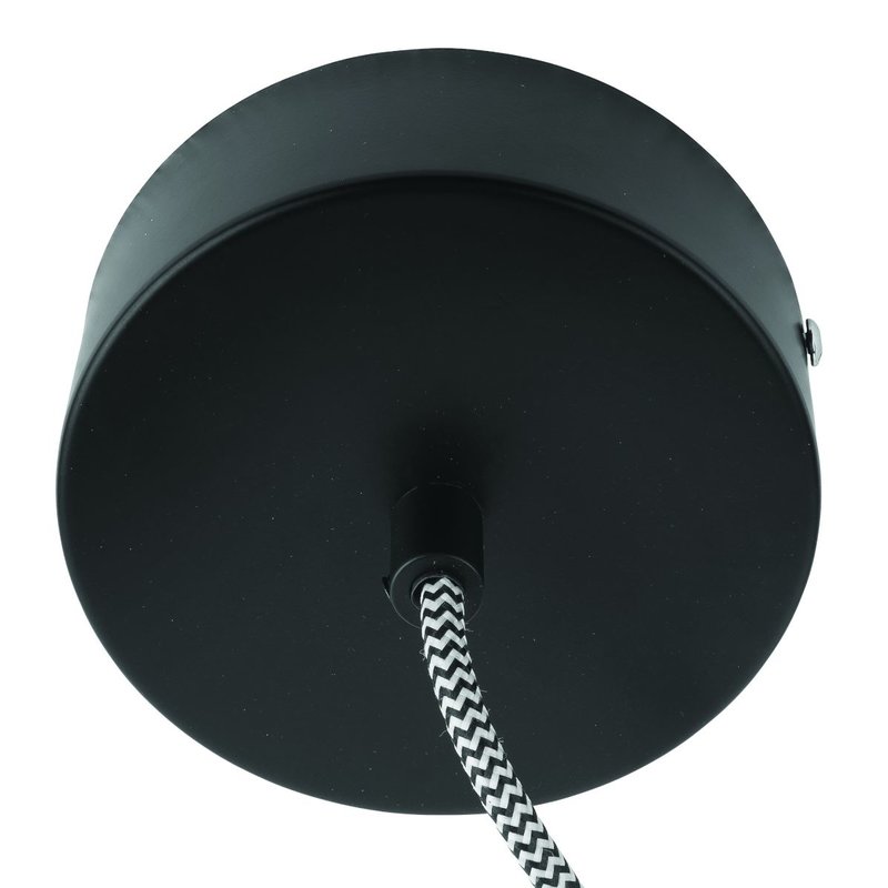 Good&Mojo-collectie Hanging lamp Amazon/single shade black, L