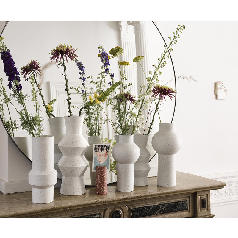 HKLIVING-collectie round mirror metal frame 80cm