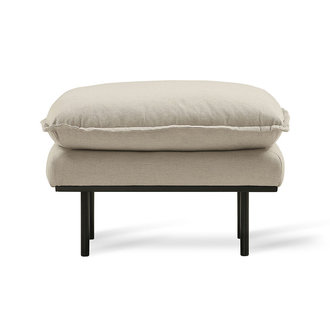 HKLIVING retro sofa hocker, cosy, beige
