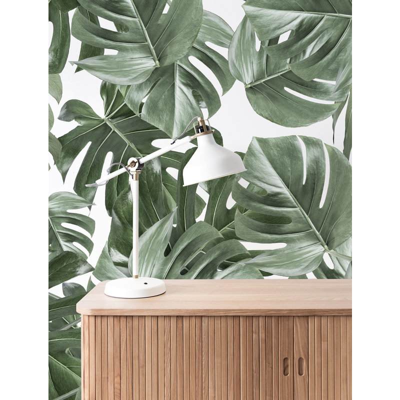 KEK Amsterdam-collectie Behang Monstera white