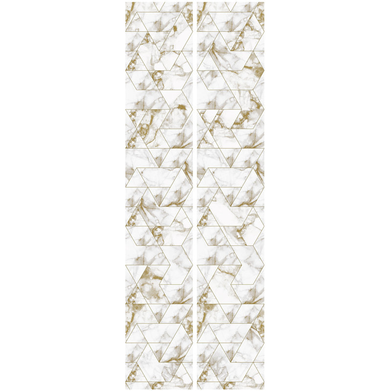 KEK Amsterdam-collectie Wallpaper Marble Mosaic, gold