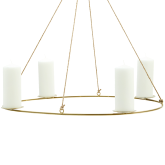 Madam Stoltz Oval hanging candle holder