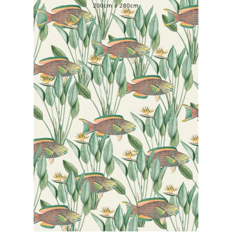 Creative Lab Amsterdam-collectie Parrot Fish Wallpaper Mural