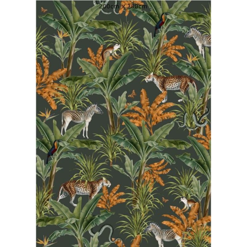 Creative Lab Amsterdam-collectie Mighty Jungle Wallpaper Mural