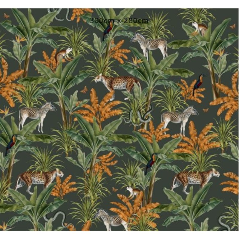 Creative Lab Amsterdam-collectie Mighty Jungle Wallpaper Mural