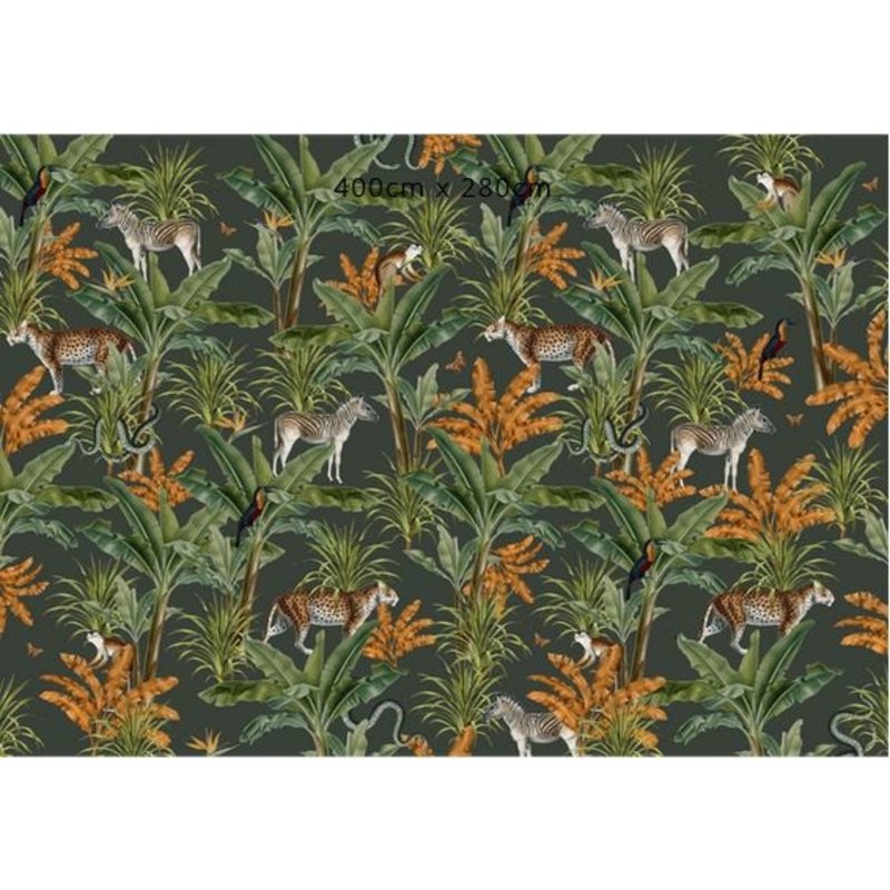 Creative Lab Amsterdam-collectie Mighty Jungle Wallpaper Mural