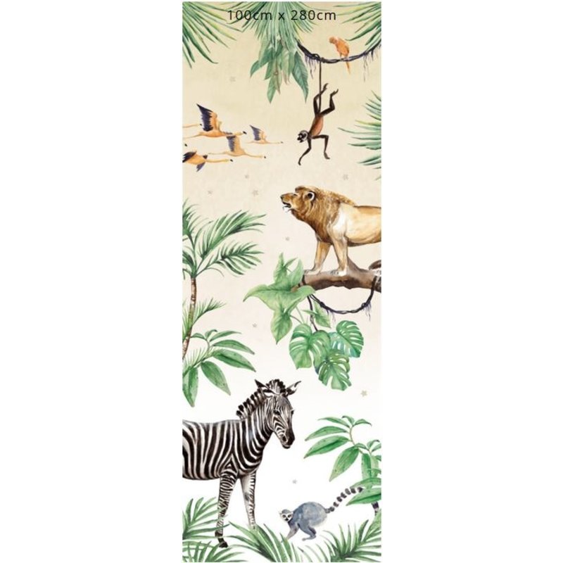 Creative Lab Amsterdam-collectie King of the Jungle behang Mural