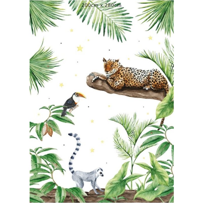 Creative Lab Amsterdam-collectie Jungle Tiger Wallpaper Mural