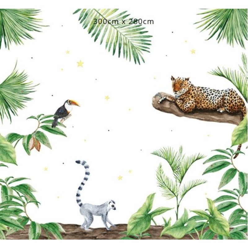 Creative Lab Amsterdam-collectie Jungle Tiger Wallpaper Mural