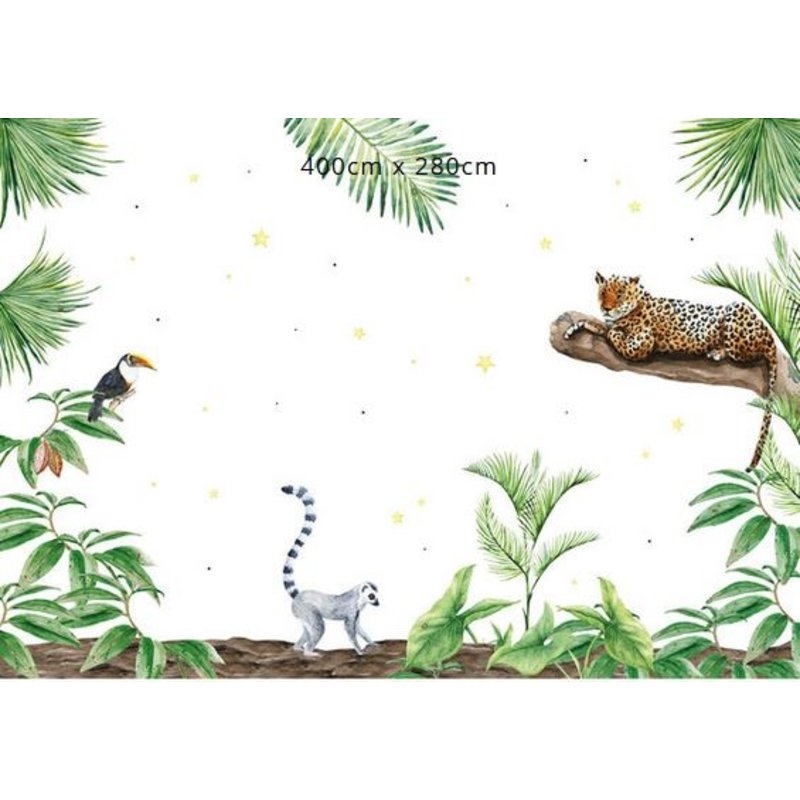 Creative Lab Amsterdam-collectie Jungle Tiger Wallpaper Mural